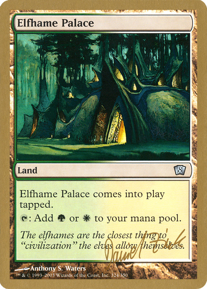 Elfhame Palace (Daniel Zink) [World Championship Decks 2003] | Good Games Adelaide SA