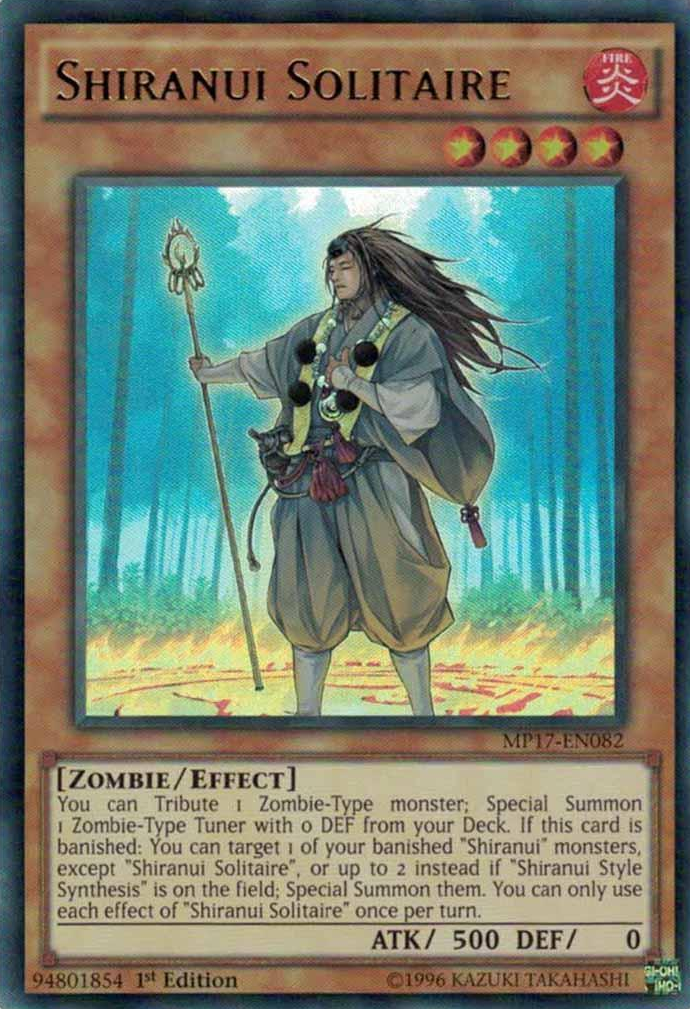 Shiranui Solitaire [MP17-EN082] Ultra Rare | Good Games Adelaide SA