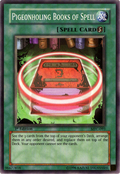 Pigeonholing Books of Spell [MFC-093] Common | Good Games Adelaide SA