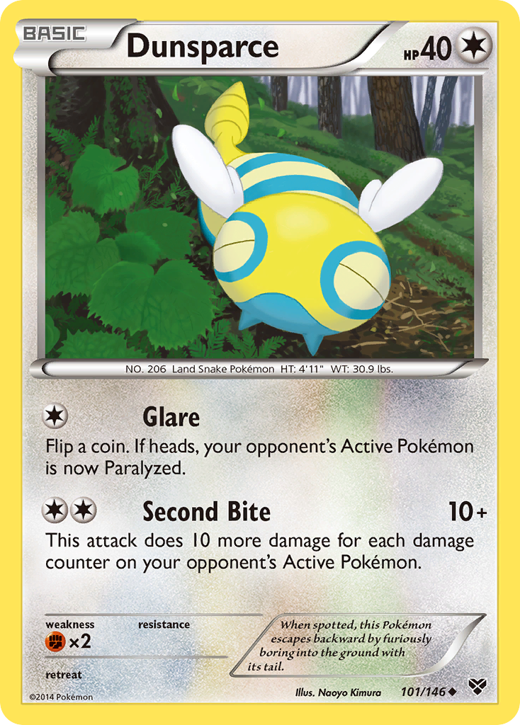 Dunsparce (101/146) [XY: Base Set] | Good Games Adelaide SA