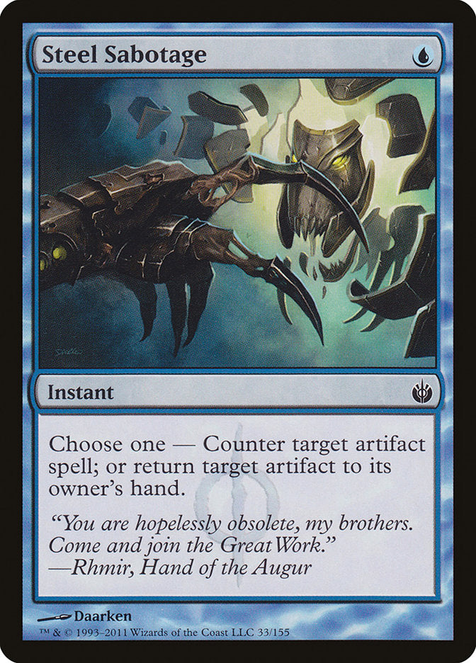 Steel Sabotage [Mirrodin Besieged] | Good Games Adelaide SA
