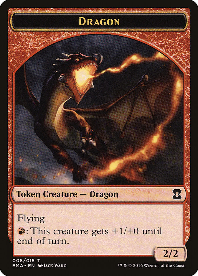Dragon Token [Eternal Masters Tokens] | Good Games Adelaide SA