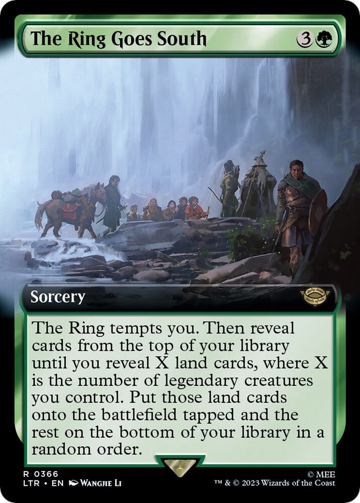 The Ring Goes South 366 (Universes Beyond: The Lord of the Rings: Tales of Middle-earth)  - Extended Art | Good Games Adelaide SA