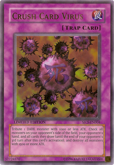 Crush Card Virus [SJCS-EN004] Ultra Rare | Good Games Adelaide SA