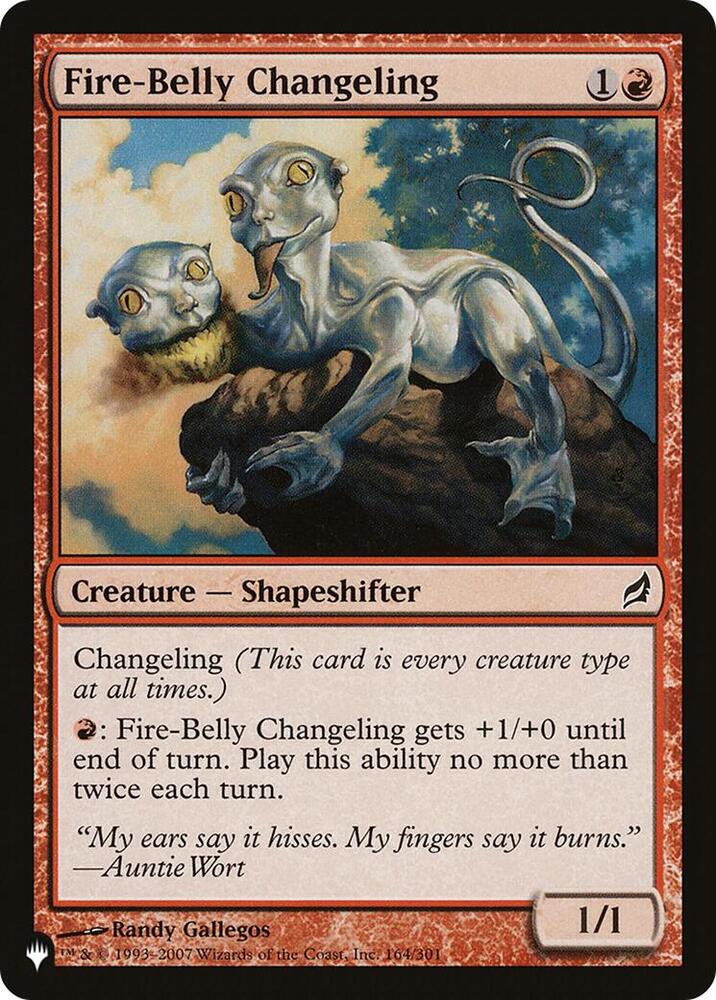 Fire Belly Changeling 164 (The List Reprints)  | Good Games Adelaide SA