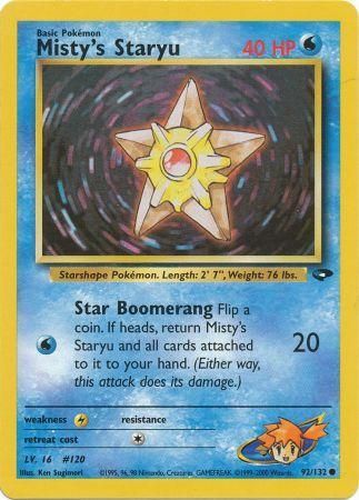 Misty's Staryu (92/132) [Gym Challenge Unlimited] | Good Games Adelaide SA