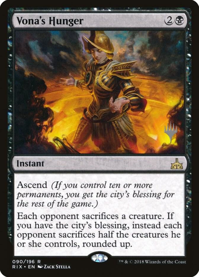 Vonas Hunger 90 (Promo Pack: Core Set 2020)  - Foil | Good Games Adelaide SA