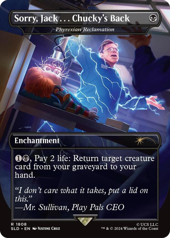 Sorry Jack  Chuckys Back Phyrexian Reclamation 1808 (Secret Lair Drop Series)  - Foil | Good Games Adelaide SA