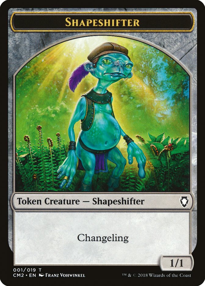 Shapeshifter Token [Commander Anthology Volume II Tokens] | Good Games Adelaide SA
