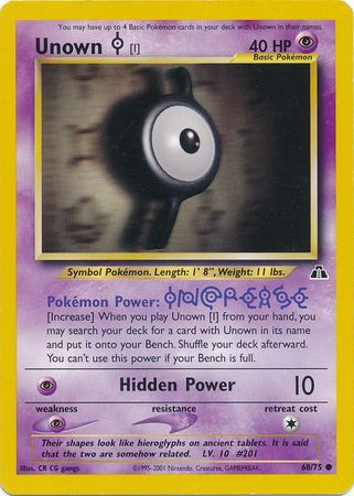 Unown [I] (68/75) [Neo Discovery Unlimited] | Good Games Adelaide SA