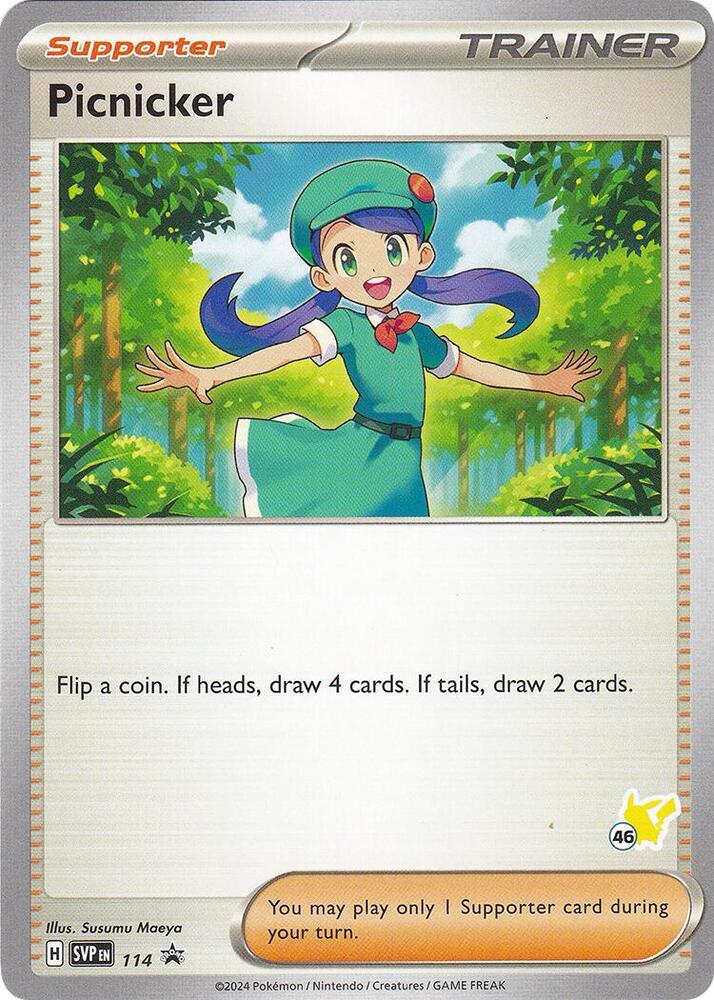 Picnicker Pikachu 46 114 (Battle Academy 2024)  | Good Games Adelaide SA