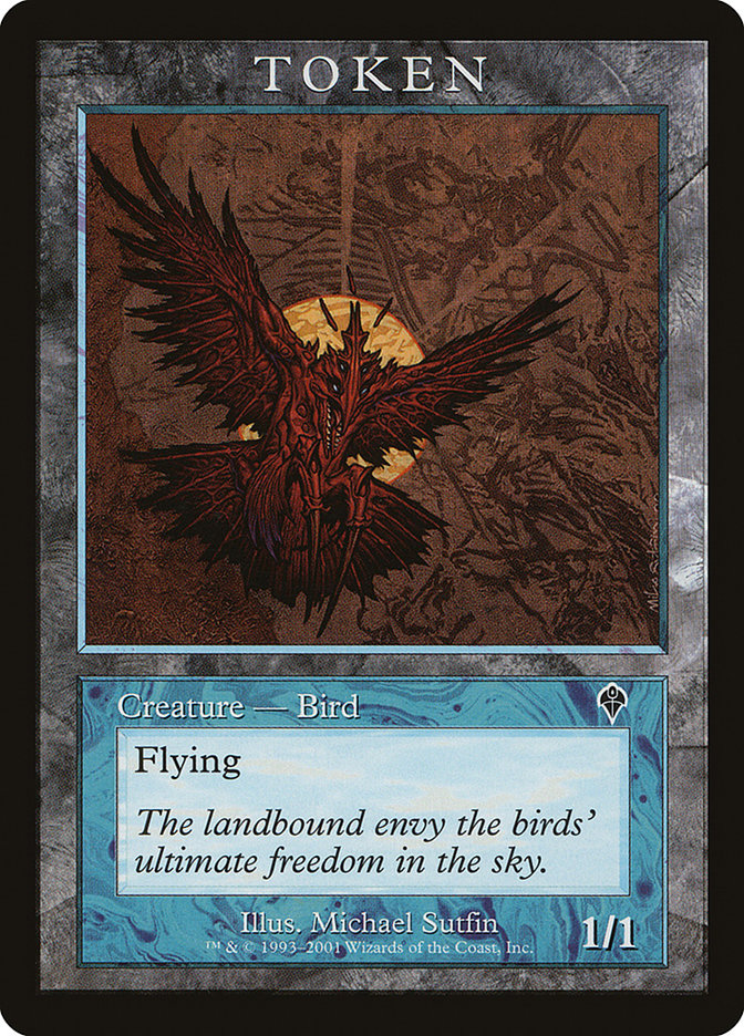 Bird Token (Invasion) [Magic Player Rewards 2001] | Good Games Adelaide SA