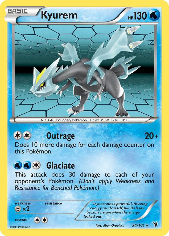 Kyurem 34/101 (Noble Victories)  - Holofoil | Good Games Adelaide SA
