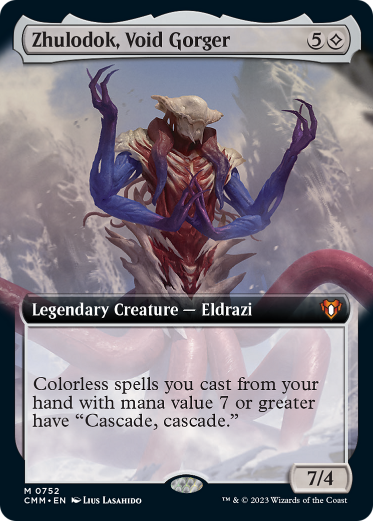 Zhulodok, Void Gorger (Extended Art) [Commander Masters] | Good Games Adelaide SA
