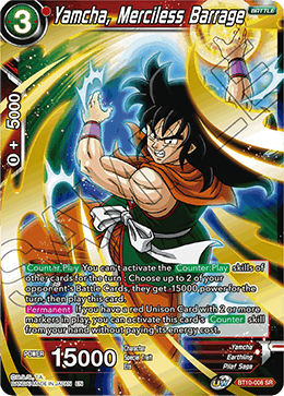 Yamcha, Merciless Barrage (BT10-008) [Cross Spirits] | Good Games Adelaide SA