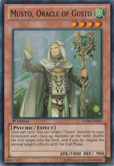 Musto, Oracle of Gusto [HA06-EN045] Super Rare | Good Games Adelaide SA