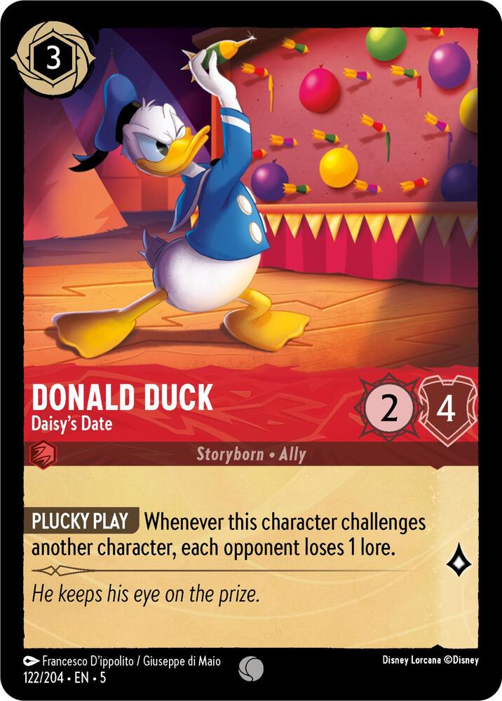 Donald Duck Daisys Date 122/204 (Shimmering Skies)  | Good Games Adelaide SA