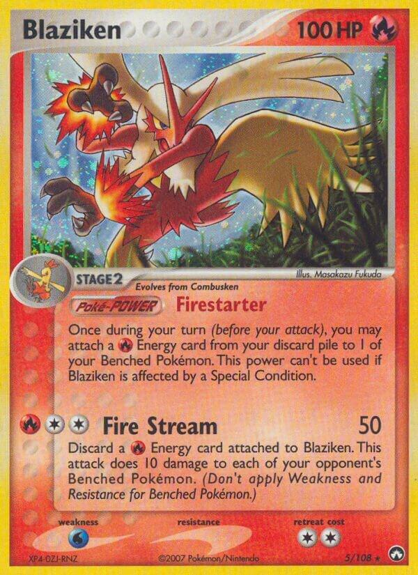 Blaziken 5/108 (Power Keepers)  - Holofoil | Good Games Adelaide SA