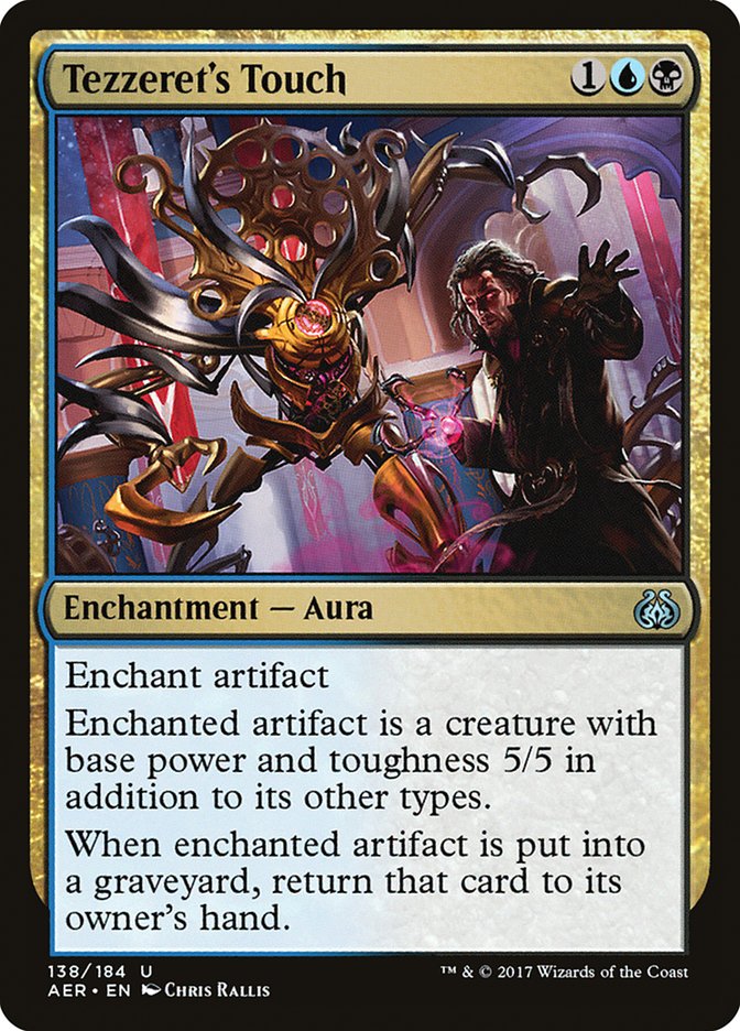 Tezzeret's Touch 138 (Aether Revolt)  - Foil | Good Games Adelaide SA