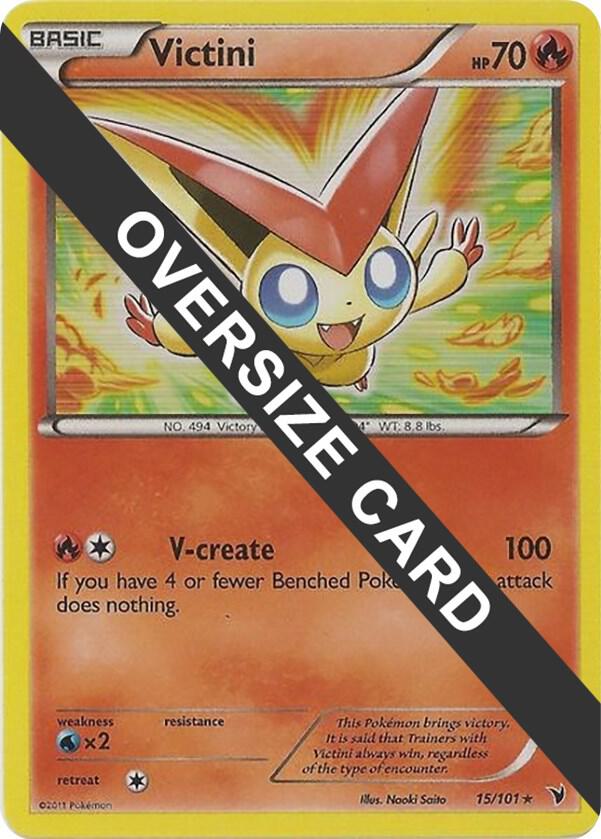 Victini 15 101 015/101 (Jumbo Cards)  - Holofoil | Good Games Adelaide SA