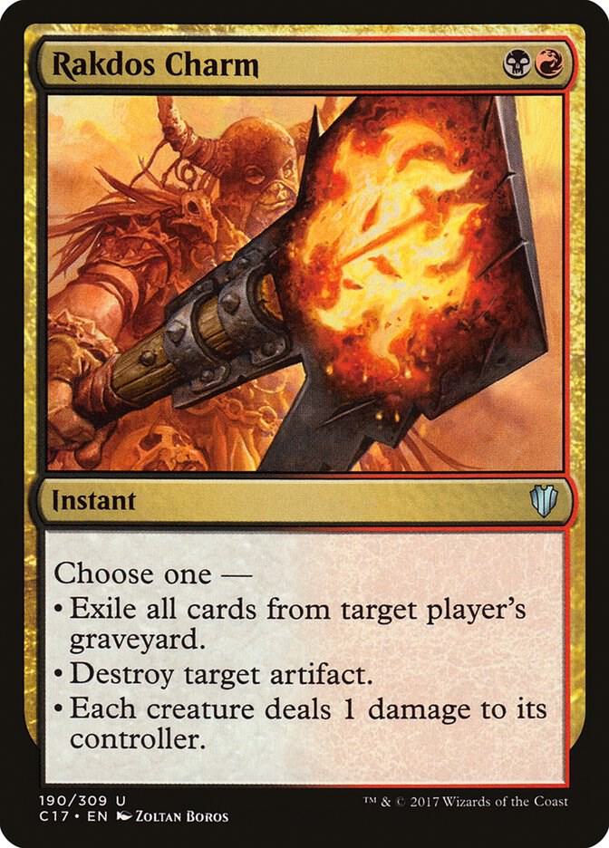 Rakdos Charm 190 (Commander 2017)  | Good Games Adelaide SA