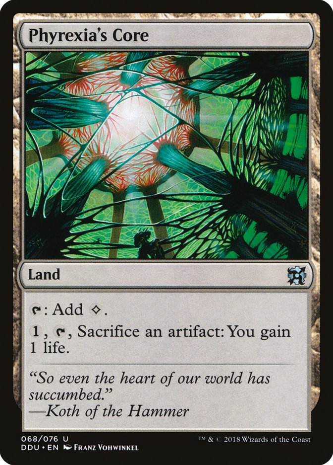 Phyrexia's Core [Duel Decks: Elves vs. Inventors] | Good Games Adelaide SA