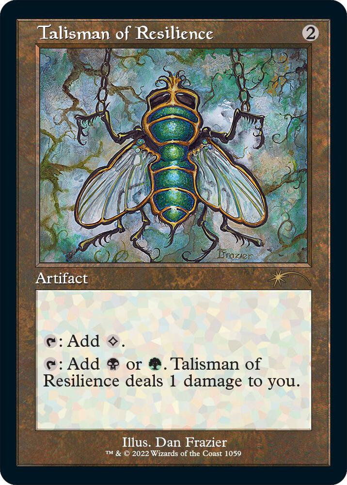 Talisman of Resilience Retro Frame 1059 (Secret Lair Drop Series)  | Good Games Adelaide SA