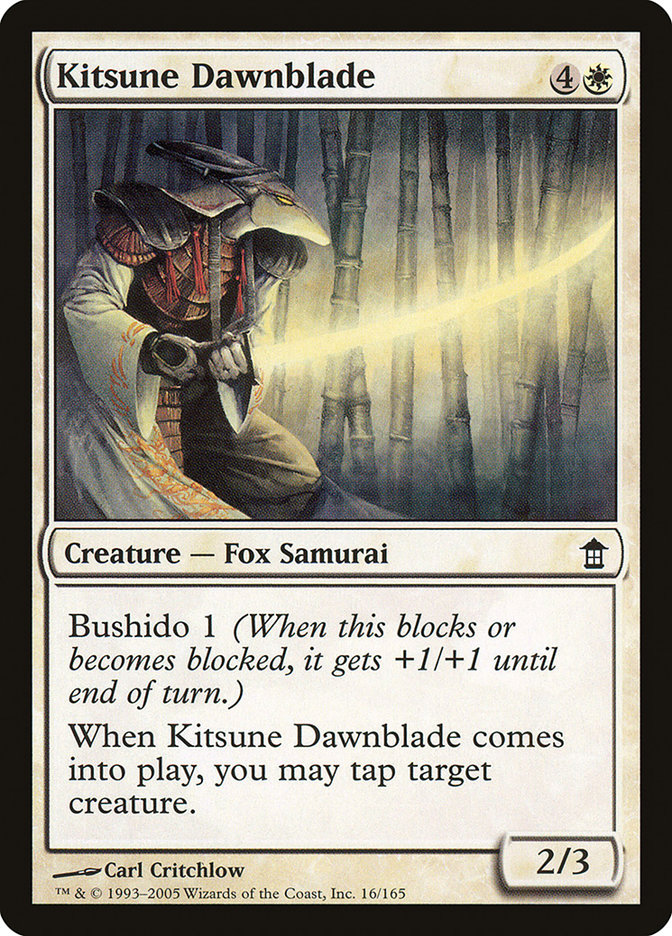 Kitsune Dawnblade [Saviors of Kamigawa] | Good Games Adelaide SA
