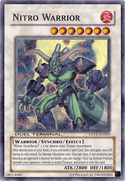 Nitro Warrior [DTP1-EN029] Super Rare | Good Games Adelaide SA