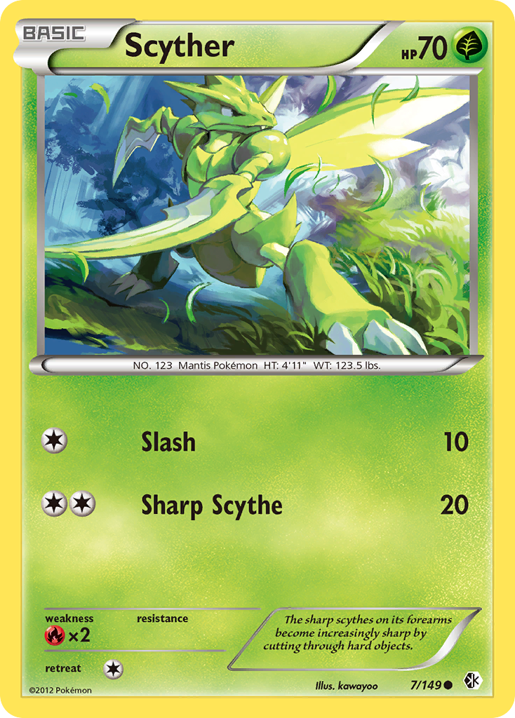 Scyther (7/149) [Black & White: Boundaries Crossed] | Good Games Adelaide SA