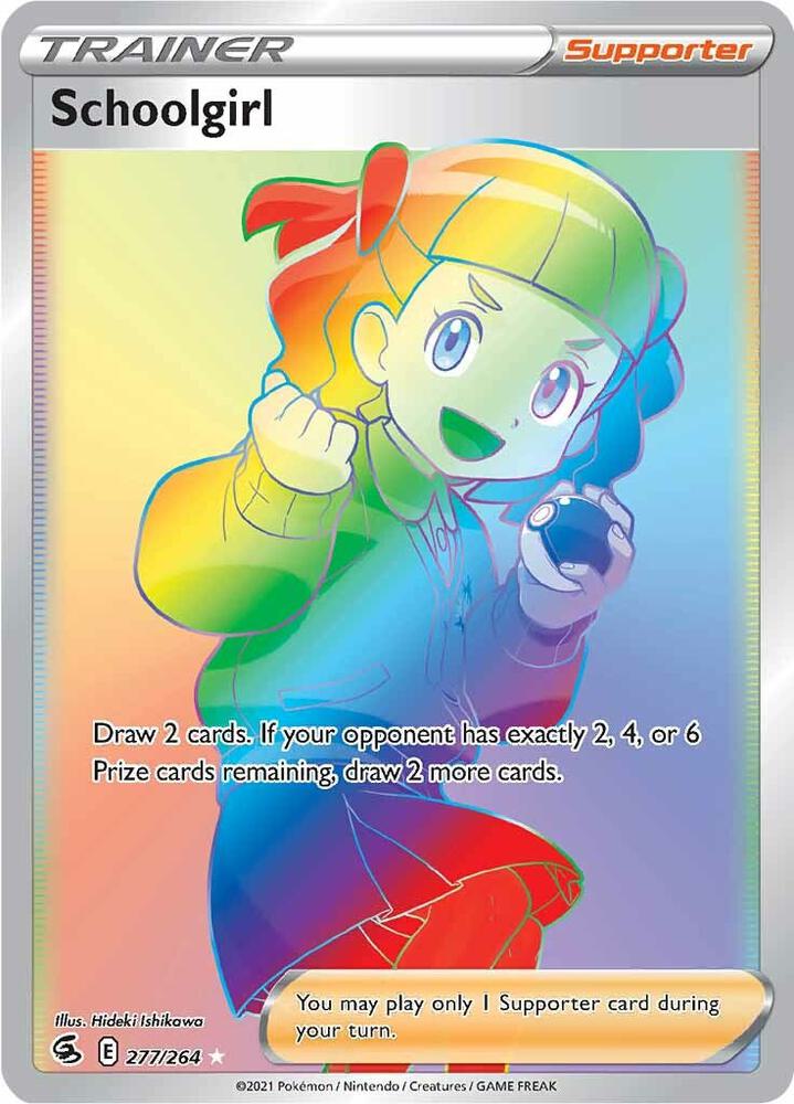 Schoolgirl Secret 277/264 (SWSH08: Fusion Strike)  - Holofoil | Good Games Adelaide SA