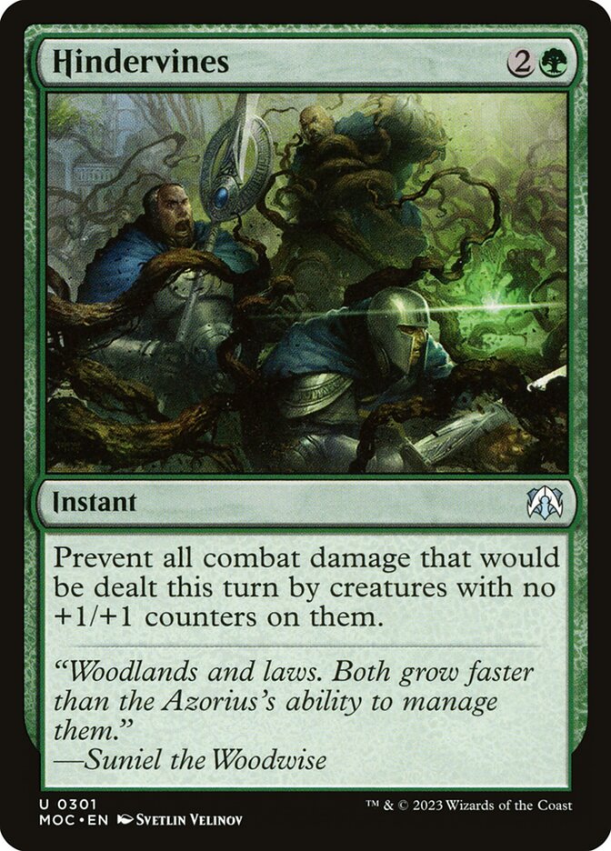 Hindervines 301 (Commander: March of the Machine)  | Good Games Adelaide SA