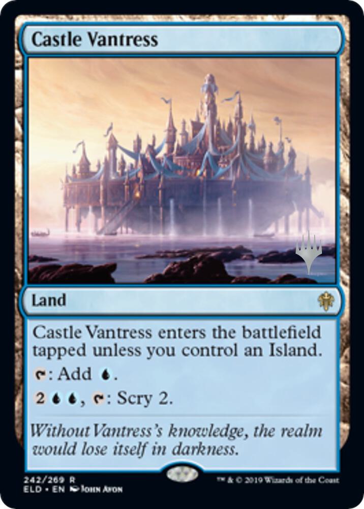 Castle Vantress 242 (Promo Pack: Throne of Eldraine)  - Foil | Good Games Adelaide SA