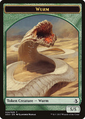 Unwavering Initiate // Wurm Token [Amonkhet Tokens] | Good Games Adelaide SA