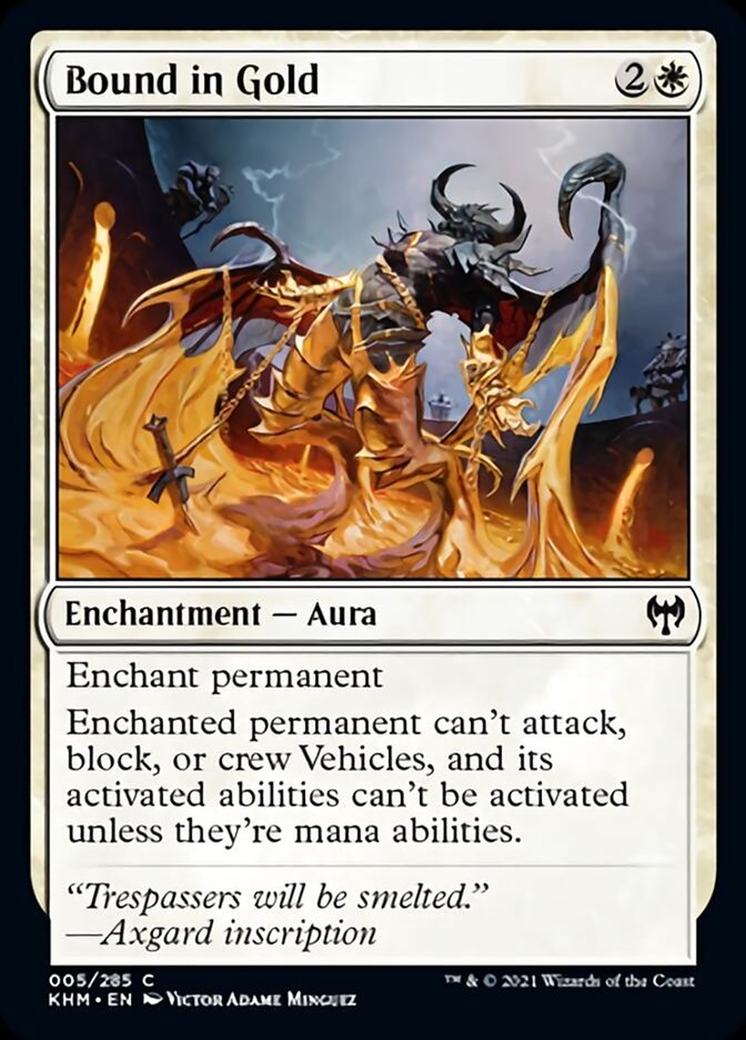 Bound in Gold [Kaldheim] | Good Games Adelaide SA