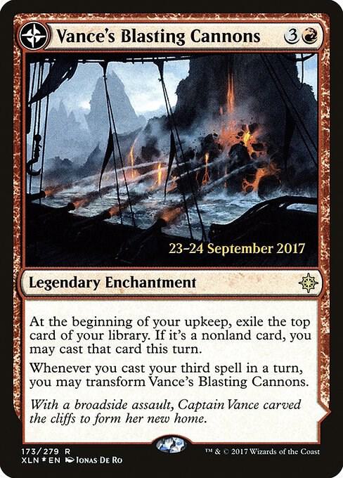 Vances Blasting Cannons 173 (Prerelease Cards)  - Foil | Good Games Adelaide SA