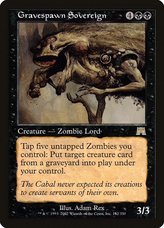 Gravespawn Sovereign 152 (Onslaught)  - Foil | Good Games Adelaide SA