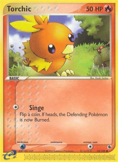 Torchic 74/109 (Ruby and Sapphire)  | Good Games Adelaide SA