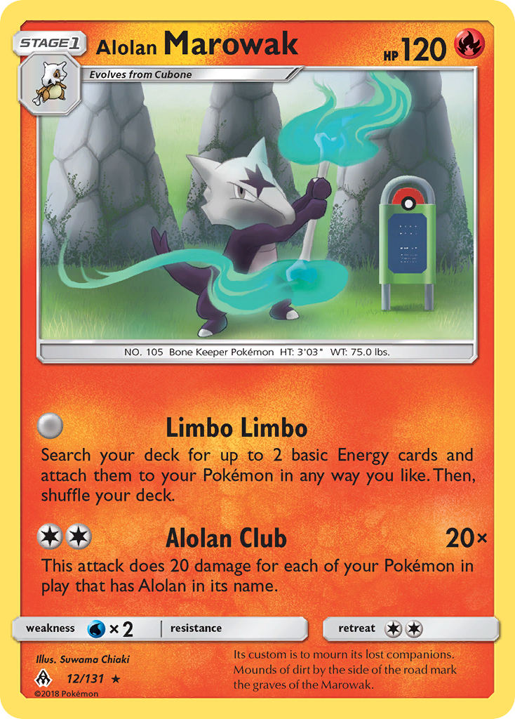 Alolan Marowak (12/131) [Sun & Moon: Forbidden Light] | Good Games Adelaide SA