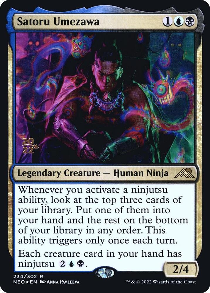 Satoru Umezawa 234 (Prerelease Cards)  - Foil | Good Games Adelaide SA