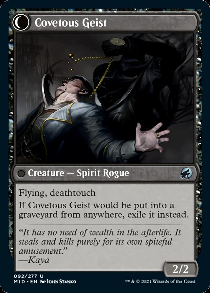 Covert Cutpurse // Covetous Geist [Innistrad: Midnight Hunt] | Good Games Adelaide SA