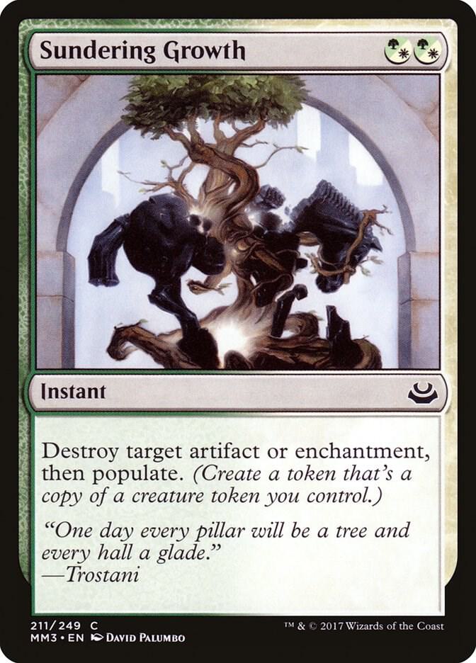 Sundering Growth 211 (Modern Masters 2017)  - Foil | Good Games Adelaide SA