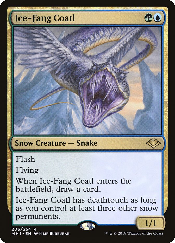 Ice-Fang Coatl [Modern Horizons] | Good Games Adelaide SA