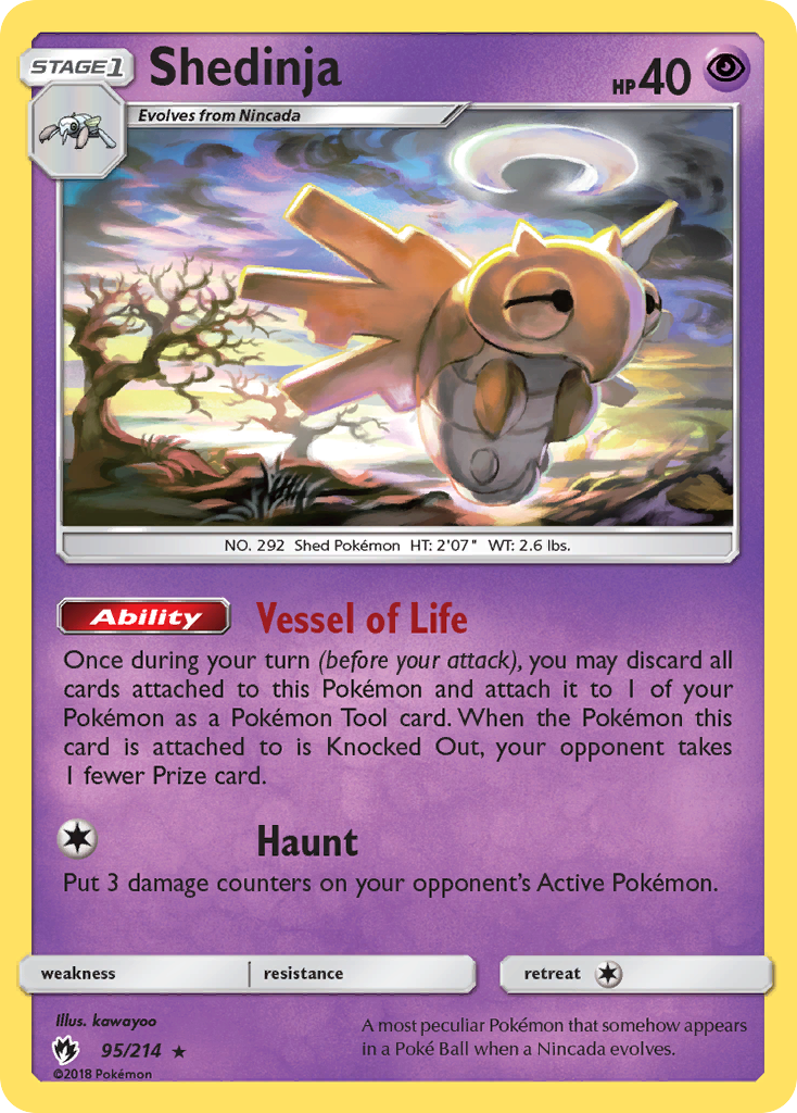 Shedinja (95/214) [Sun & Moon: Lost Thunder] | Good Games Adelaide SA