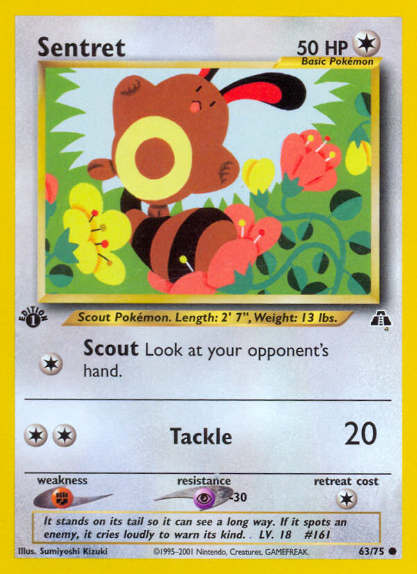 Sentret (63/75) [Neo Discovery 1st Edition] | Good Games Adelaide SA