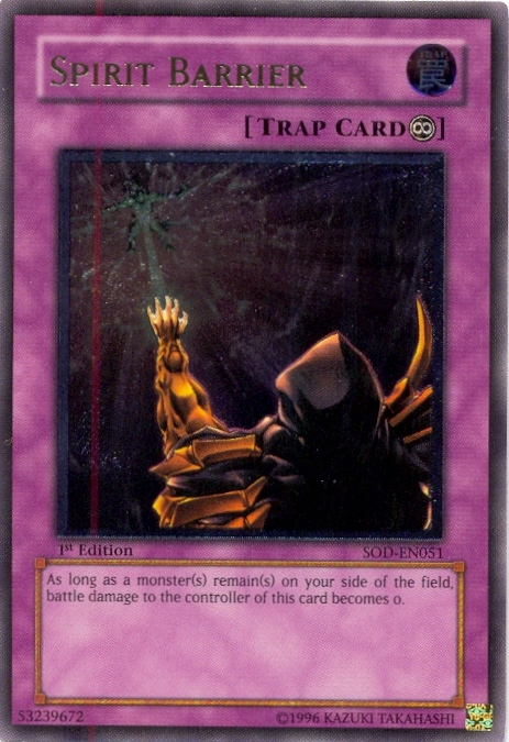 Spirit Barrier [SOD-EN051] Ultimate Rare | Good Games Adelaide SA