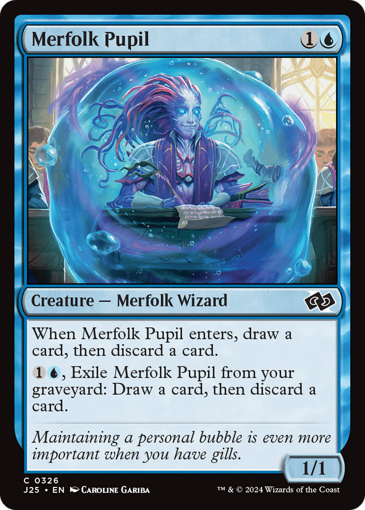 Merfolk Pupil [Foundations Jumpstart] | Good Games Adelaide SA