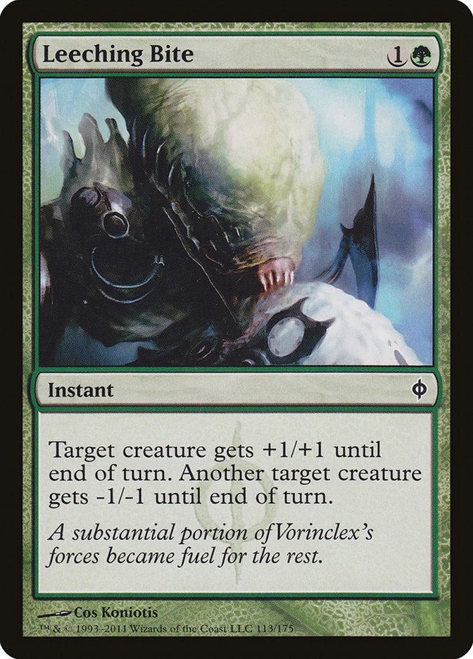 Leeching Bite 113 (New Phyrexia)  | Good Games Adelaide SA