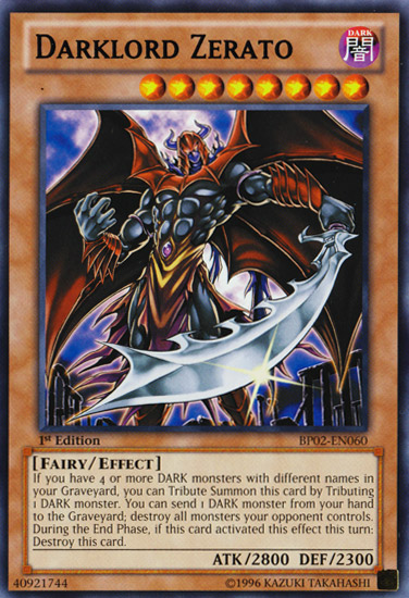Darklord Zerato [BP02-EN060] Rare | Good Games Adelaide SA