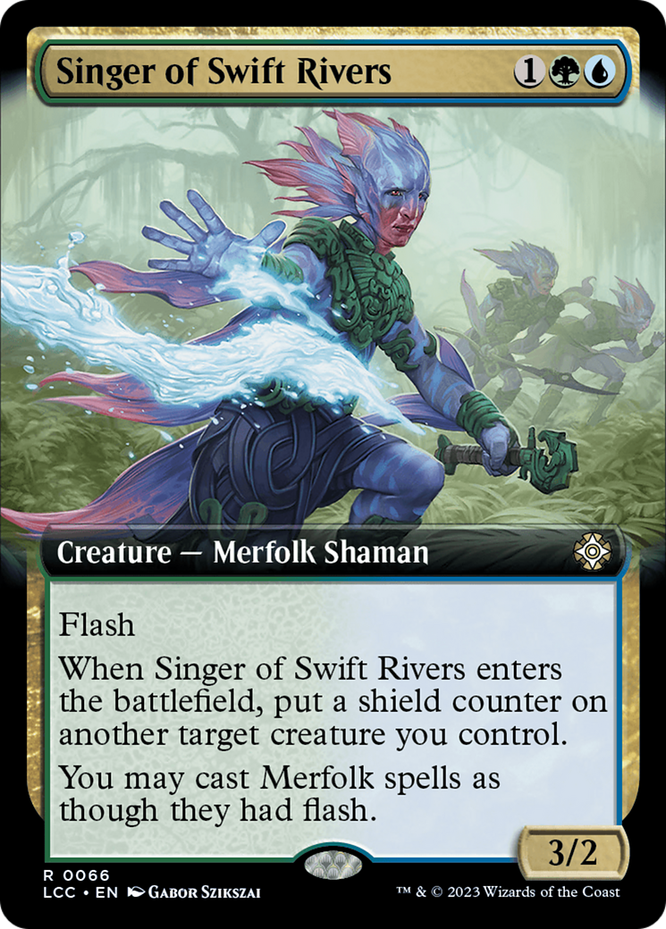 Singer of Swift Rivers (Extended Art) [The Lost Caverns of Ixalan Commander] | Good Games Adelaide SA